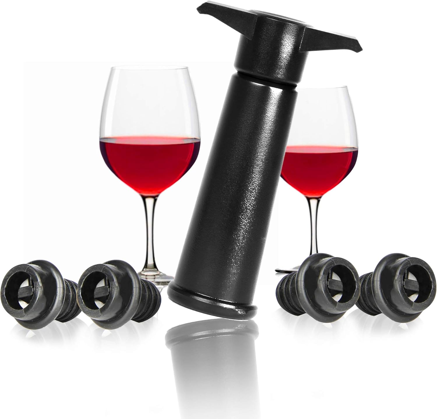 Vacuum Wine Bottle Saver Red & White Wine Oxidation Stopper 4x