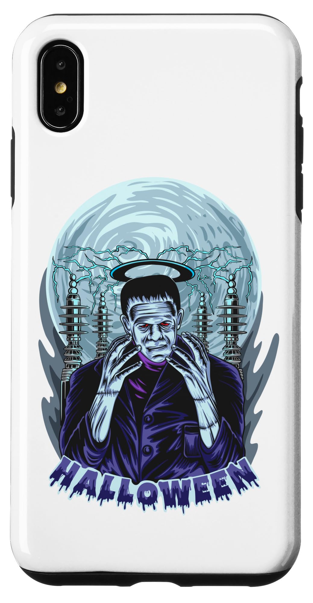 iPhone XS Max Halloween costume funny frankenstein Case