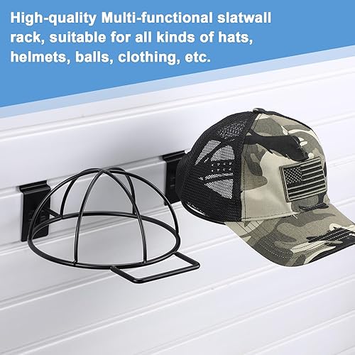 Barydat Pcs Slat Wall Hat Display Wire Headwear Rack Slatwall