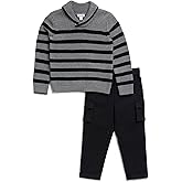 Splendid baby-boys Roll Neck Stripe Sweater Set