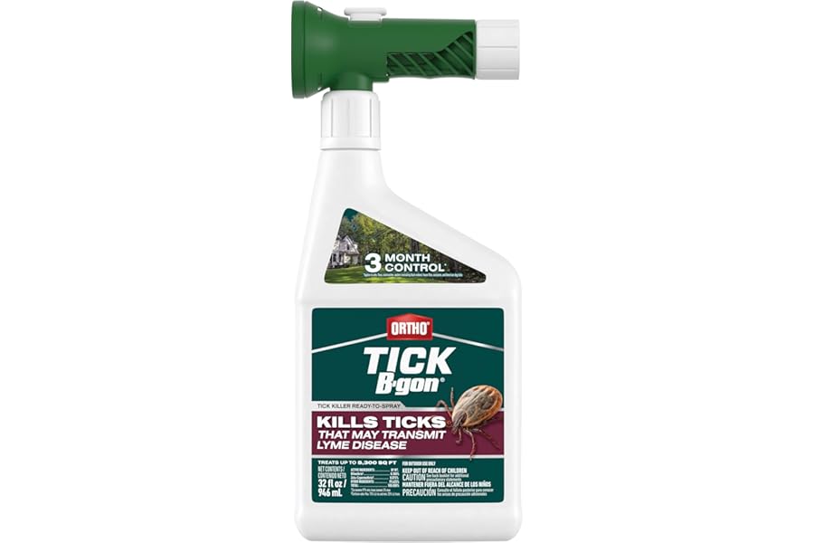 Ortho Tick B-gon Tick Killer Ready-to-Spray - Outdoor Tick Spray, Kills Ticks, Cat and Dog Fleas, and Mosquitoes - 32 fl. oz.
