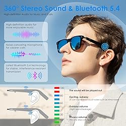 GetD Bluetooth Sunglasses for Men/Women, AI