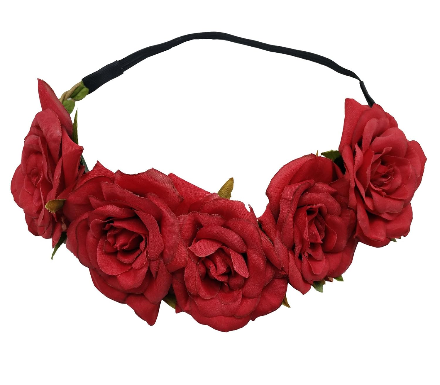 Sanrich Rose Flower Crown Fake Flower Crowns Headbands For