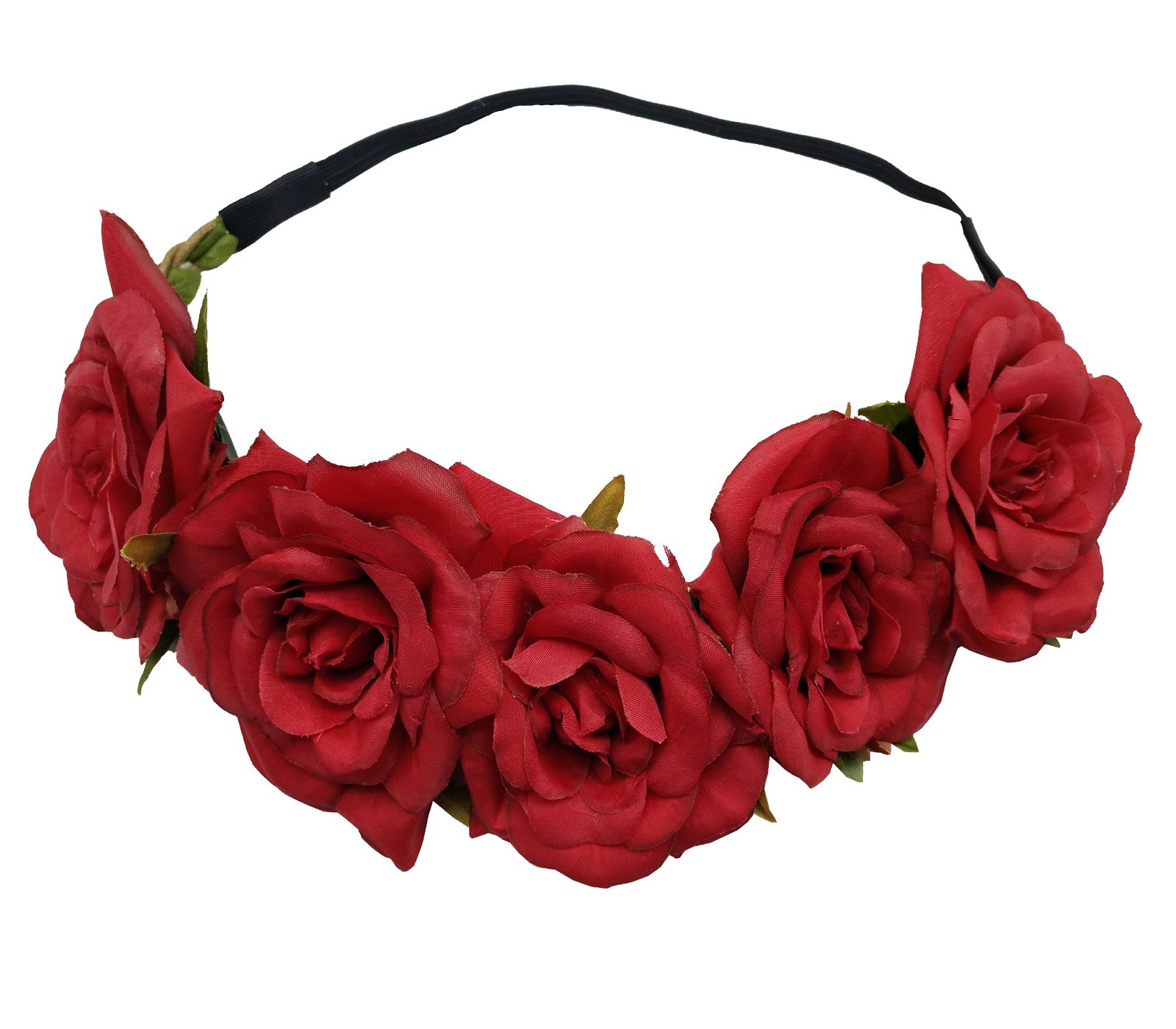 Sanrich Rose Flower Crown Fake Flower Crowns Headbands For