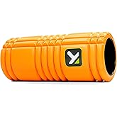 TRIGGERPOINT Performance Therapy Grid Foam Roller with Free Online Instructional Videos, Original (13-inch), Orange