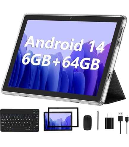 Amazon.com : Android Tablet, 10.1 inch Android 14 Tablets