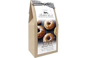 Rabbit Creek Maple Donuts Mix with Glaze Included – Baked Donuts, Not Fried – Donut Baking Mix