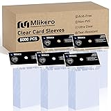 5000 Counts Card Sleeves, Clear Penny Sleeves for