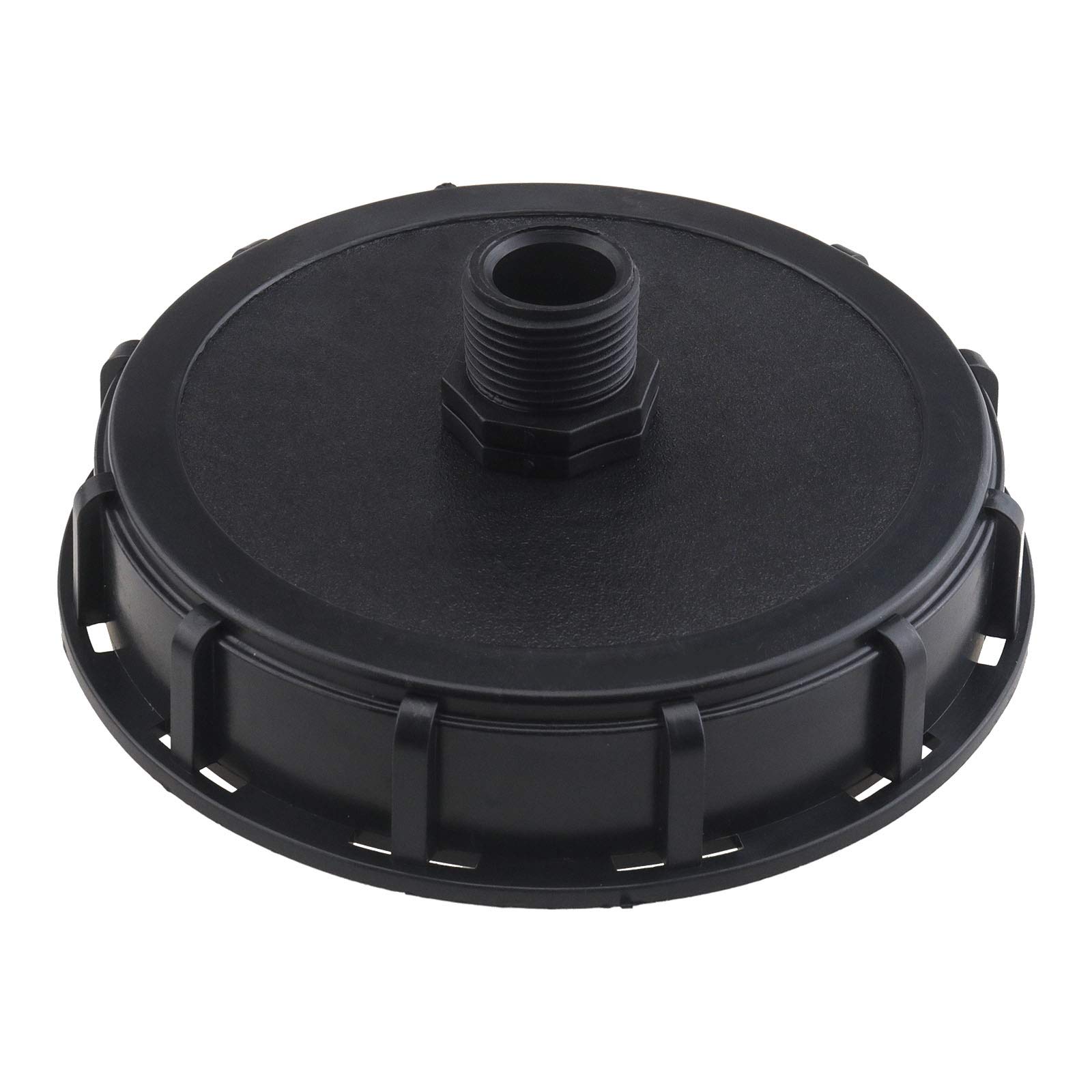 Be In Your Mind IBC Vented Lid 165mm Dia with 32mm Coarse Male Thread 1 Vent Hole Plastic for IBC Ton Bucket IBC Tank Adapter Connector Barrels Fitting Parts