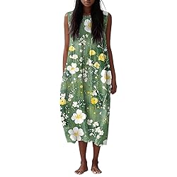 Women's Casual Dresses Summer Fall Cotton Linen