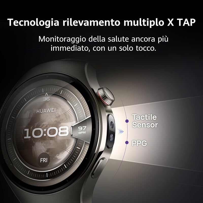 WATCH 5, 46mm Smartwatches, Tecnologia Multi-sensing X-TAP, Viola