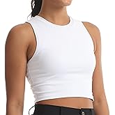 Women's Sports Bras Removable Padded Yoga Athletic Tank Tops Sleeveless Fitness Workout Crop Tops