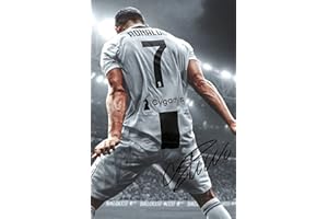 YHSGY ronaldo poster Canvas Unframed 12x18 inches Soccer Star for Boys Bedroom Walls Wall Poster Motivational posters for room aesthetic