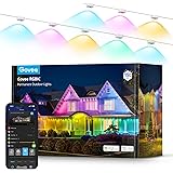 Govee Permanent Outdoor Lights, Smart RGBIC Outdoor Lights with 75 Scene Modes, 150ft with 108 LED Christmas Lights, IP67 Wat