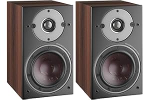 DALI Oberon 1 Bookshelf Speakers - Dark Walnut (Pair)