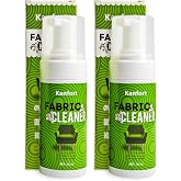 kanfort Upholstery Foam Cleaning 2 Pack, No Rinse Fabric Cleaner for Sofas, Couches &amp; Car Seats, Quickly Lifts Stains &amp; Dirt, Safe for Households with Kids &amp; Pets, Easy-to-Use for Fresh &amp; Spotless