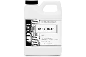 Real Milk Paint Dark Half, Dark Tung Oil and Orange Peel Oil for Wood Finishing, Cutting Boards, Butcher Blocks, Wood Floors, Clay, Stone, and Slate, Food Grade, 16 Ounces