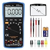 Multimeter, Morpilot TRMS 6000Counts Digital Ohmmeters Manual and Auto Ranging, 