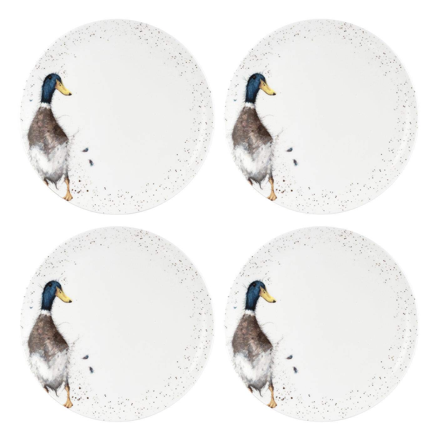 Coupe Plate 10.5" - Duck - Set of 4