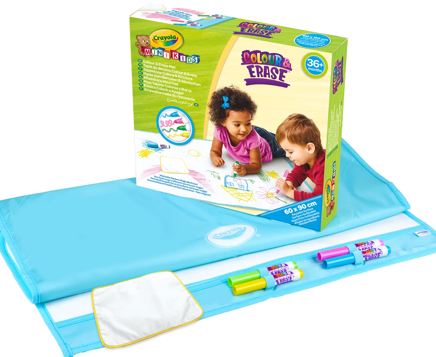 CRAYOLA Paint and Recolour Mat, Maxi Reusable Surface for Drawing and Coloring, for Children from 36 Months, 3 Years