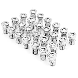 RTRHINOTUNING 50PCS Chrome 7.9mm(0.31in) Wheels