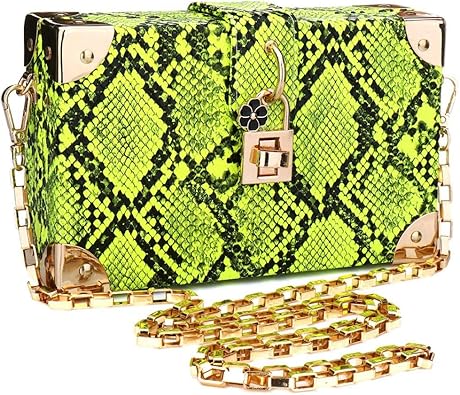snakeskin handbag