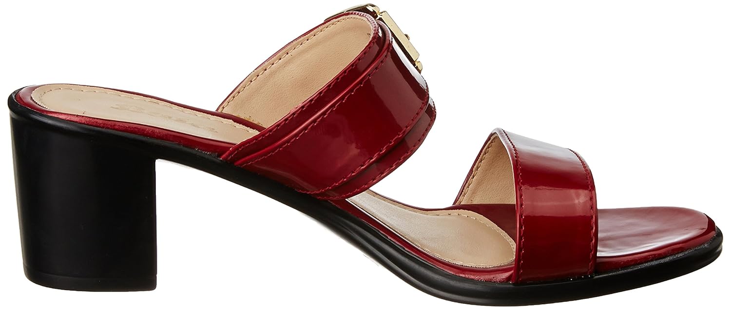 bata women's liza red slippers - 6 uk/india (39 eu)(7715712)