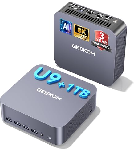 Amazon.com: GEEKOM GT1 Mega AI Mini PC14th Gen Intel Ultra9 185H