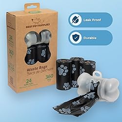 Best Pet Supplies Dog Poop Bags (360 Bags) for