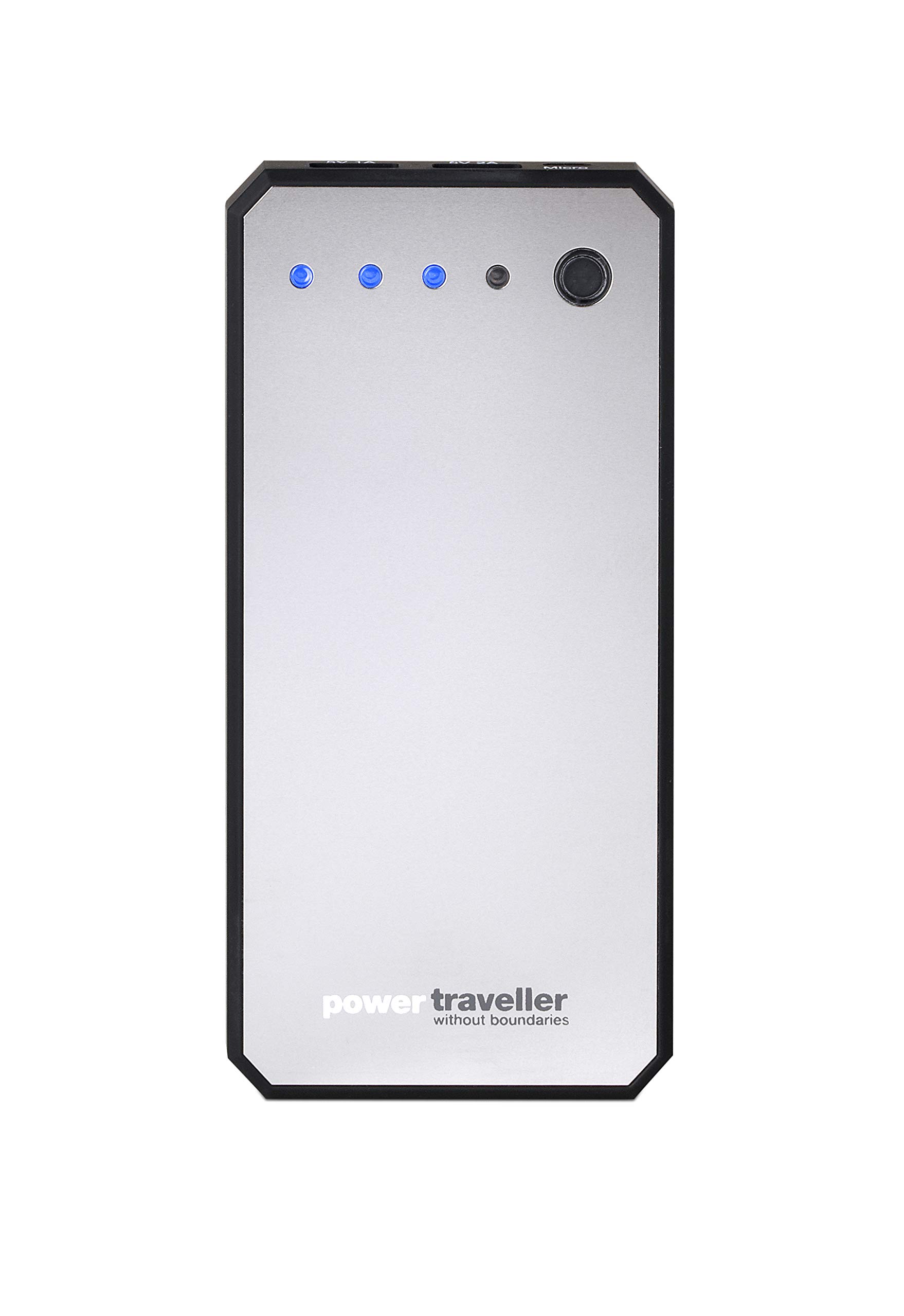 Powertraveller Discovery: Portable 6000mAh Battery Pack – Dual USB ports, Lightweight & Compact external charger