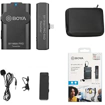 Amazon.com: BOYA WM4 PRO-K3 2.4GHz Ultracompact Vlog Microphone ...