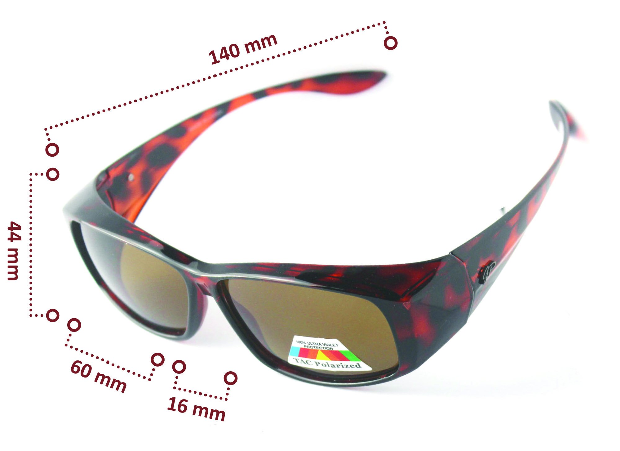 GREAT PICK Fitover Polarized Sunglasses to Wear Over Regular Glasses