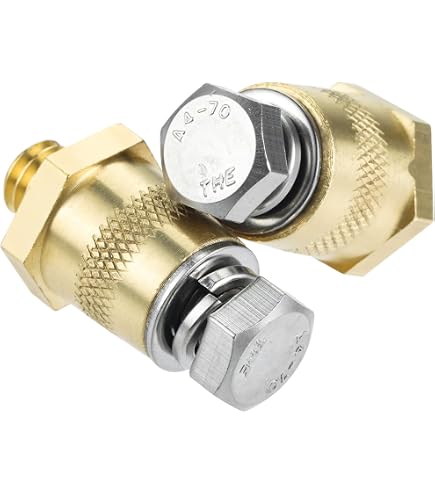 Adaptador De Poste De Terminal De Batería De Plomo Hembra De 3/8"-16