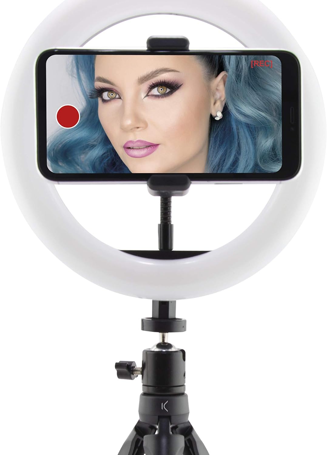KSIX LED 14W Portable Tripod Black, Trípode - Image 3