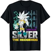 Sonic the Hedgehog Silver 20th Anniversary Distressed T-Shirt