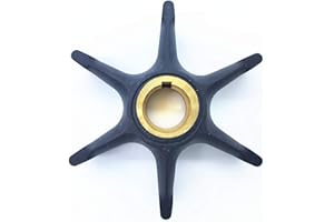 MOTOCEO Outboard Water Pump Impeller For Johnson Evinrude Omc 60HP,65HP,70HP,75HP,55HP 2Stroke 2/3Cylinders 1968-1978 382547, 765431 GLM 89940 Mallory 9-45213 Sierra 18-3082
