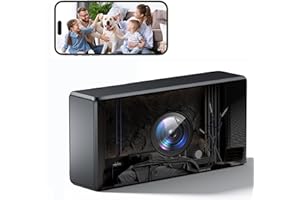 glaury 4K WiFi Security Camera Clock with Night Vision, Body Camera Nanny Cam, AI Motion Detection