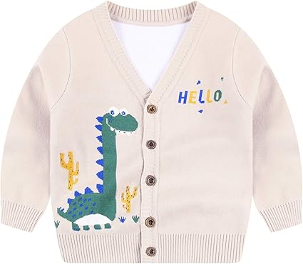 dinosaur cardigan