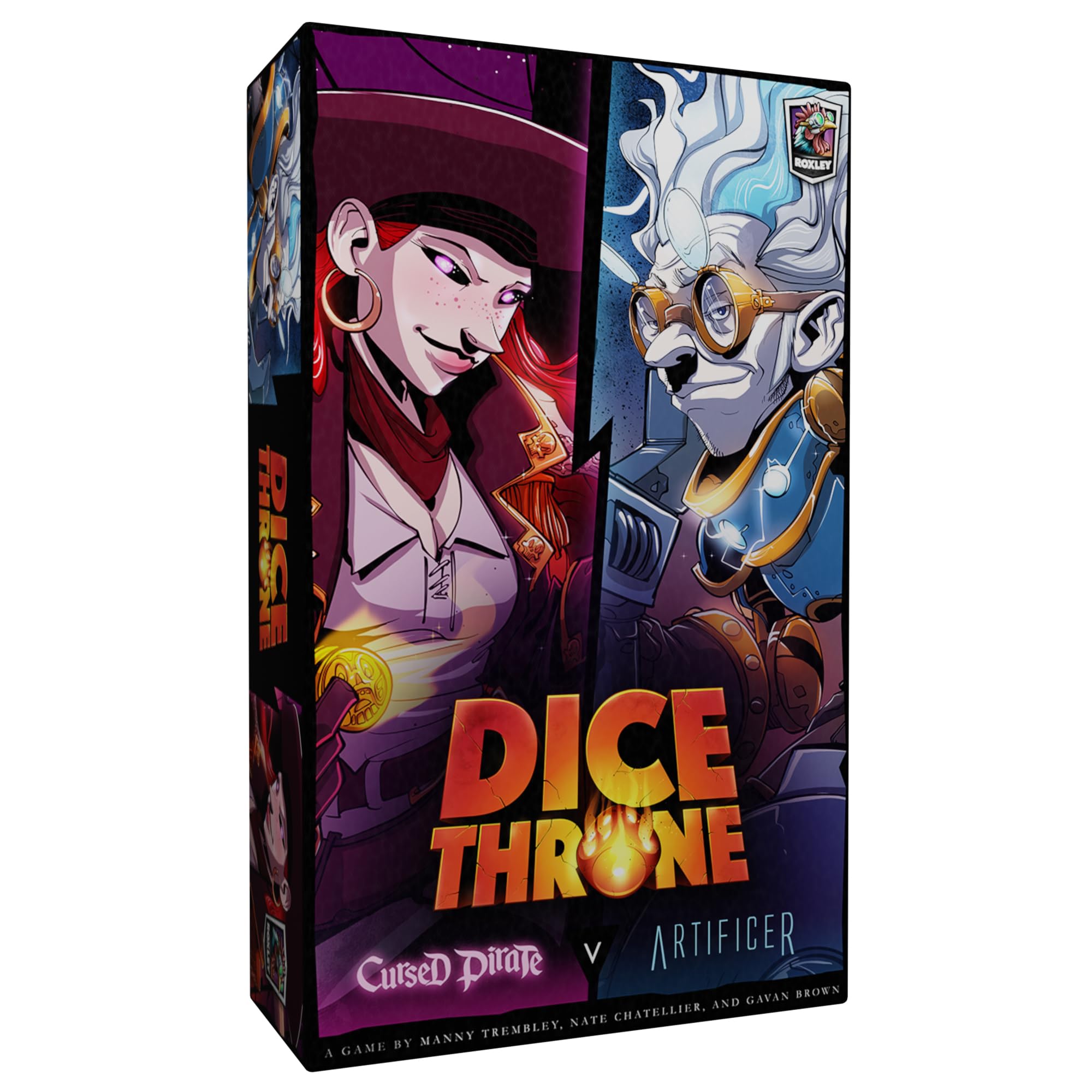 Dice Throne - Two Hero Box - Cursed Pirate v Artificer - Fast Playing Collectible Tabletop Game