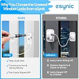 eSynic 10 Pcs Window Restrictors for UPVC Wood Aluminium Windows view 5