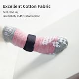 PUPTECK Anti-Slip Dog Socks 2 Pairs Paw Gripper Shoes Small Large view 5