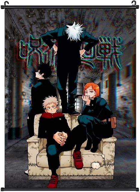 Amazon Co Jp 呪術廻戦 ー壁飾り 部屋飾り 寝室 掛け軸 壁掛け 掛け画 良い絵 タペストリー おたくプレゼント 28 ホーム キッチン