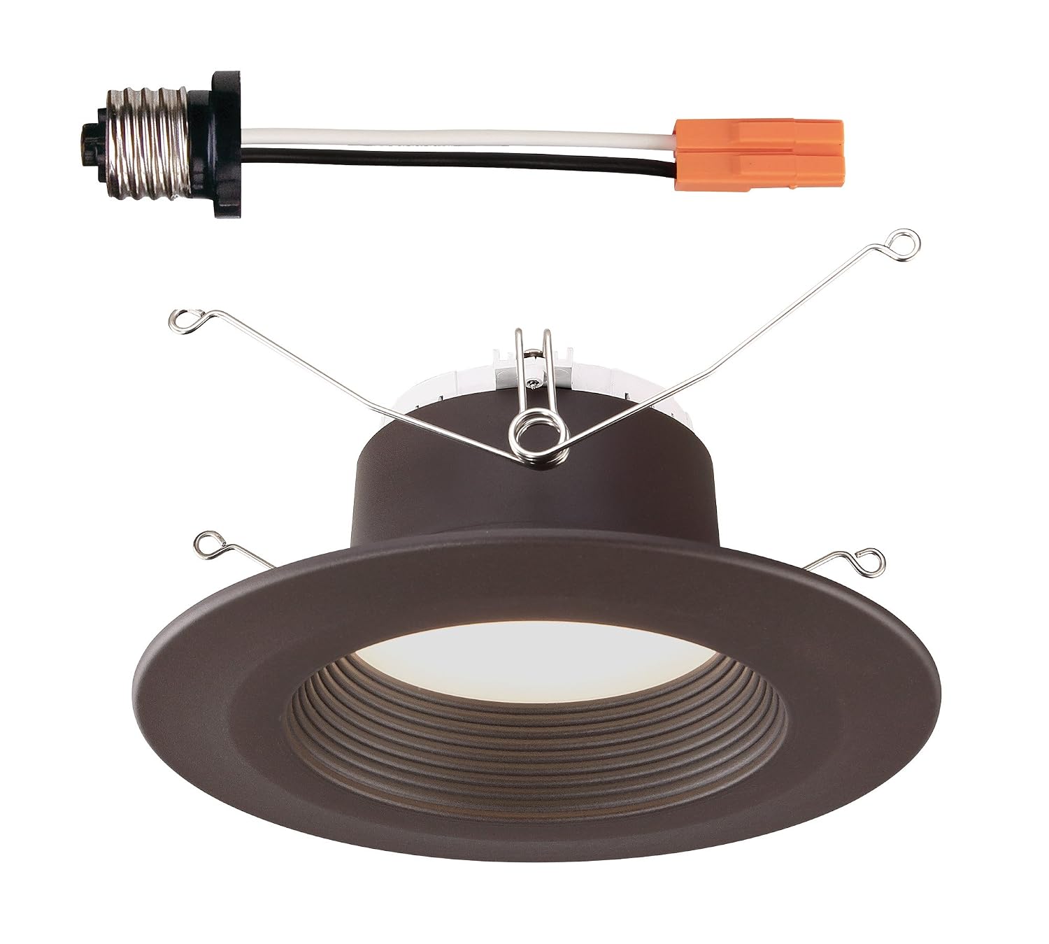 thumbnail interactive-video image 1 of Globe Electric 4" Swivel Recessed Light Kit (10-Pack) – Adjustable Trim, Easy Push-N-Click Install 1 of 14