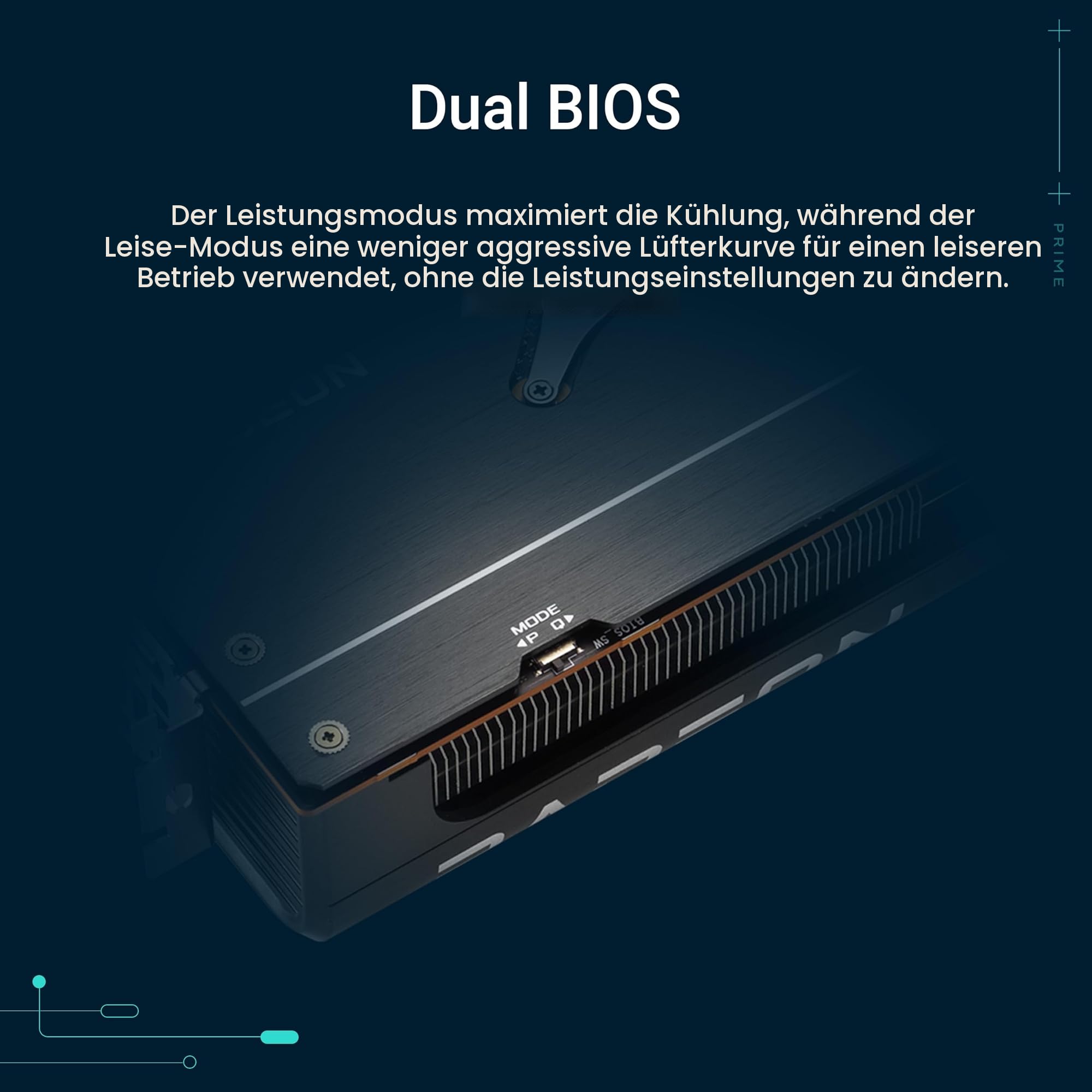 ASUS Prime Radeon RX 9070 XT OC Edition 16GB GDDR6 Gaming Grafikkarte (AMD Radeon RX9070XT, PCIe 5.0, 1x HDMI 2.1b, 3X DisplayPort 2.1a, 2.5-Slot-Design, PRIME-RX9070XT-O16G) 5