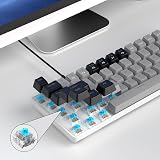 MageGee 60% Mechanical Keyboard 68 Keys Blue Switch USB Wired Grey/Black view 6