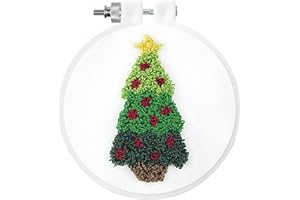 DESIGNWORKS INK Punch Needle KIT Xmas Tree
