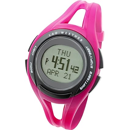 [LAD WEATHER] Running Master Chronograph with 100 Laps / Distance Pace Speed Calories Sports Wrist Watches
