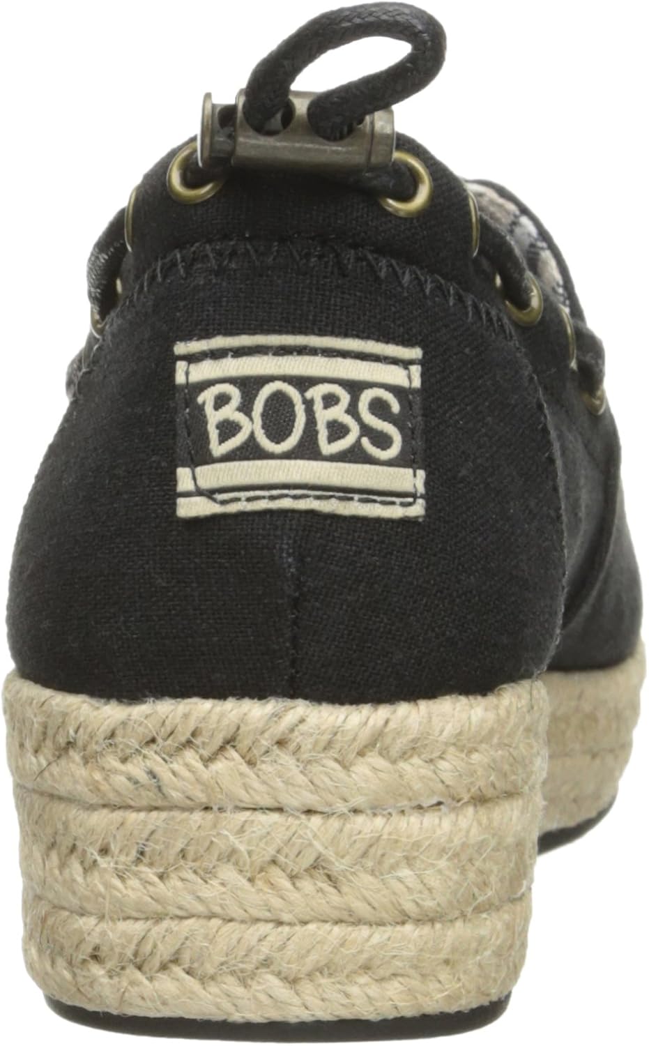 bobs wedge canvas shoe