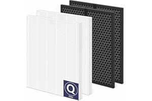 5510 5520 HEPA Air Purifier Filter Q Replacement for Winix 5510 and 5520 Air Purifier, H13 True HEPA Carbon Filter, # 1712-01