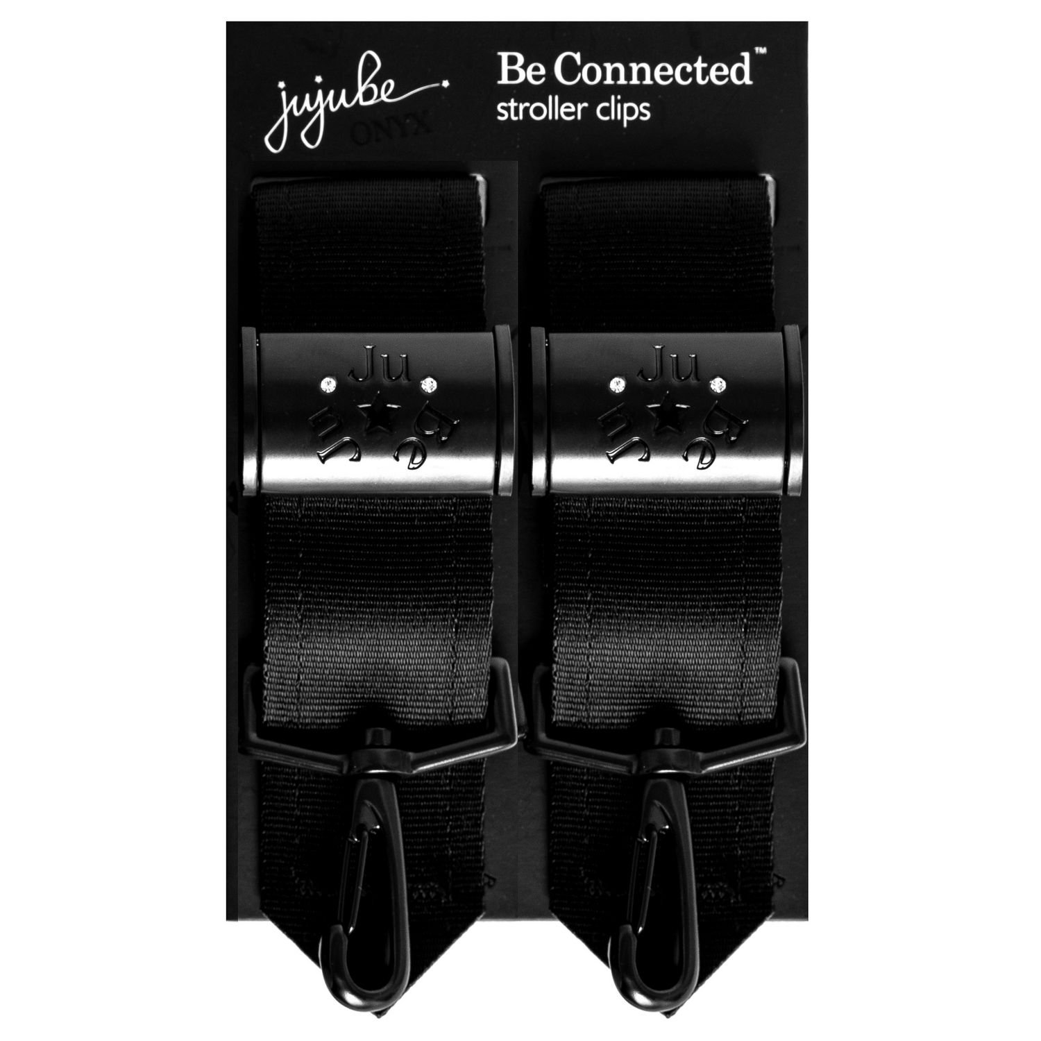 JuJuBe Be Connected - Stroller Clips - Onyx